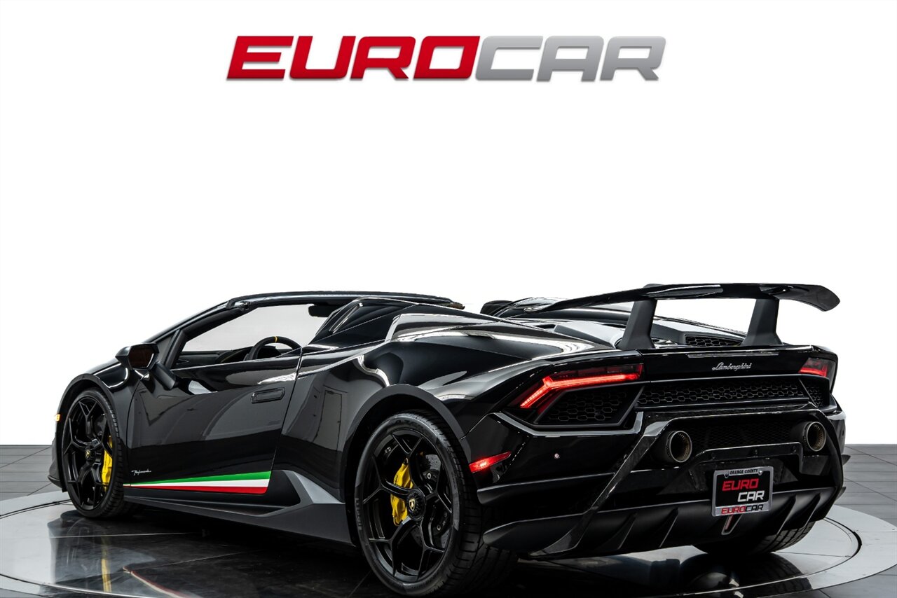 2019 Lamborghini Huracan LP 640-4 Performante Spyder *SUSPENSION LIFTER * FORGED CARBON * FRONT PPF* - Photo 4 - Costa Mesa, CA 92626
