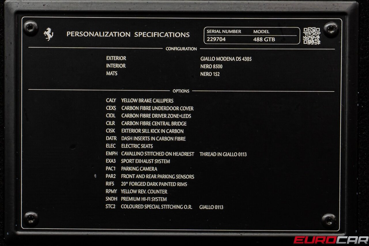2018 Ferrari 488 GTB *FRONT PPF * CARBON FIBER OPTIONS* - Photo 11 - Costa Mesa, CA 92626