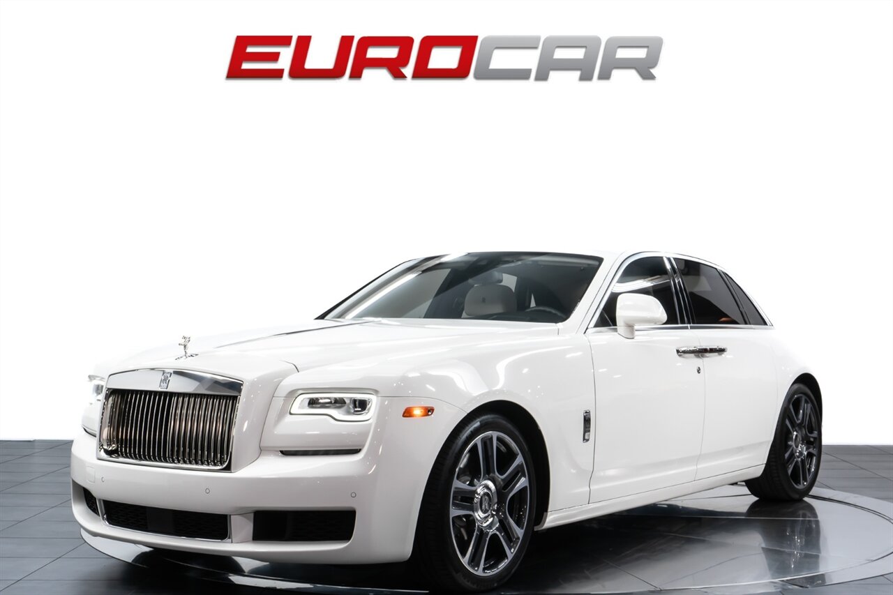 2018 Rolls-Royce Ghost  *RARE WHITE/WHITE * REAR ENTERTAINMENT* - Photo 1 - Costa Mesa, CA 92626