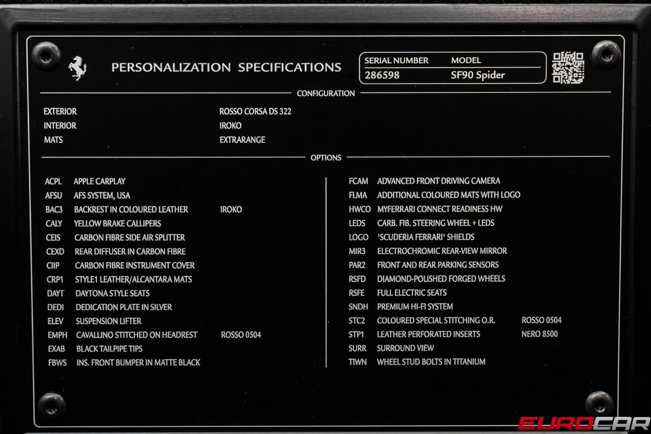 2023 Ferrari SF90 Spider  *CARBON OPTIONS * SUSPENSION LIFTER* - Photo 15 - Costa Mesa, CA 92626
