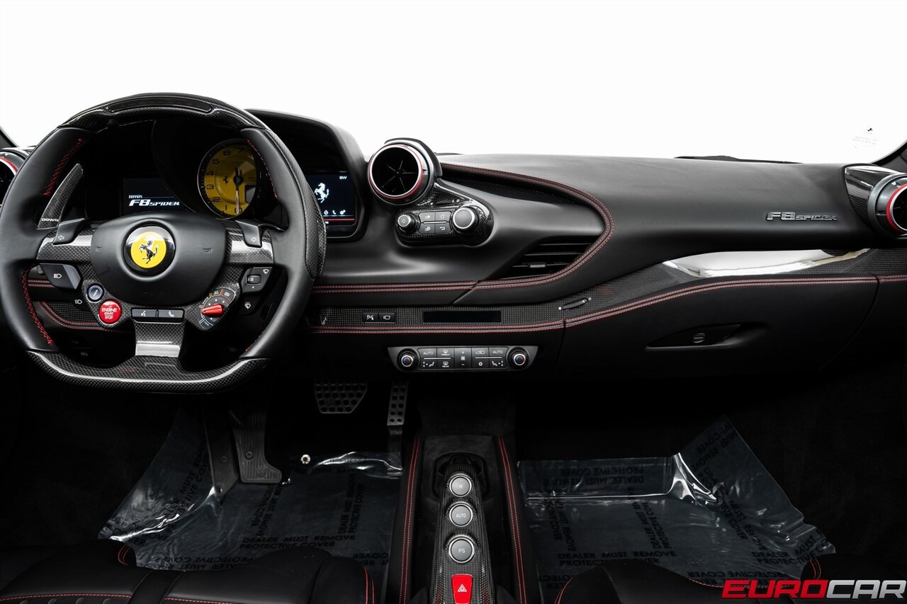 2022 Ferrari F8 Spider  *CARBON FIBER LED STEERING WHEEL * DAYTONA RACING SEATS* - Photo 32 - Costa Mesa, CA 92626
