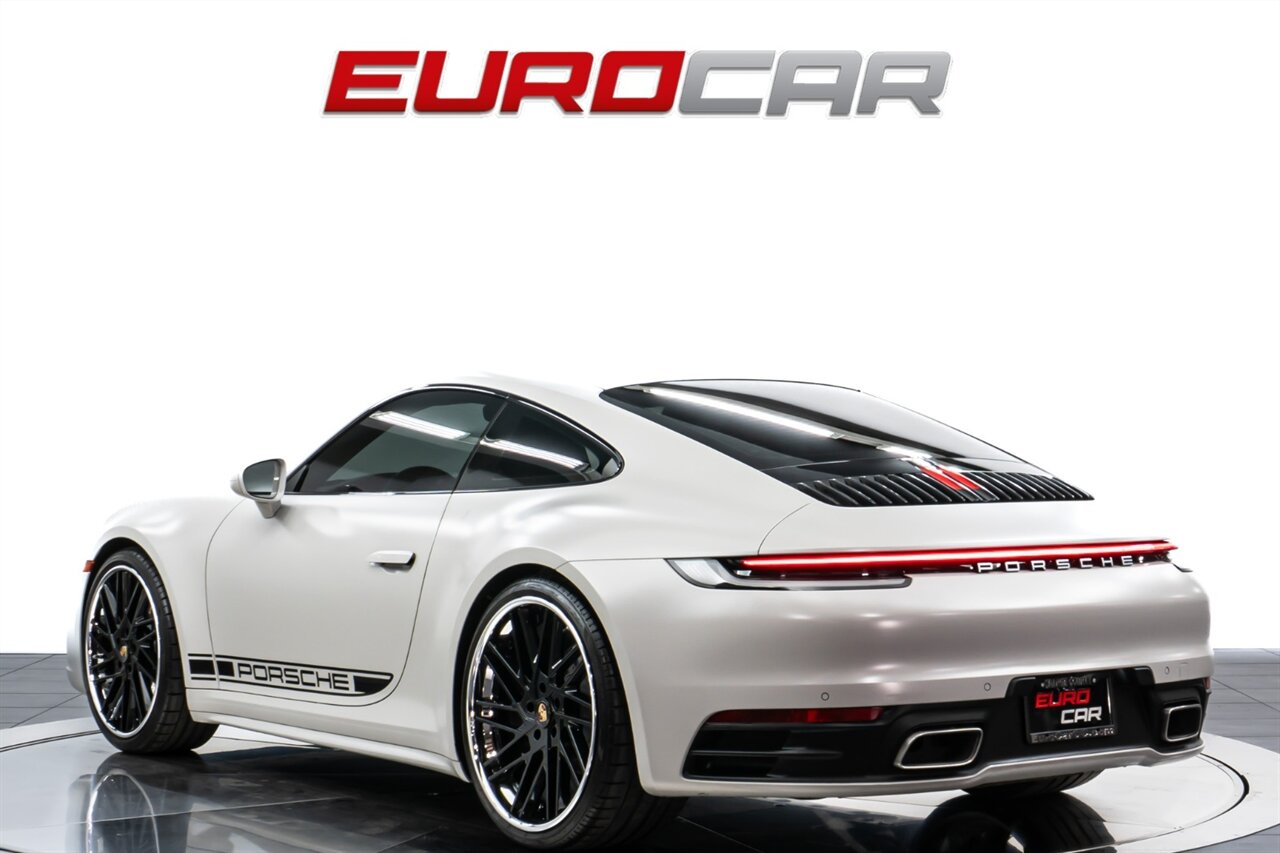 2022 Porsche 911 Carrera 4  *SATIN PPF * SPORTDESIGN * EXCLUSIVE DESIGN WHEELS* - Photo 3 - Costa Mesa, CA 92626