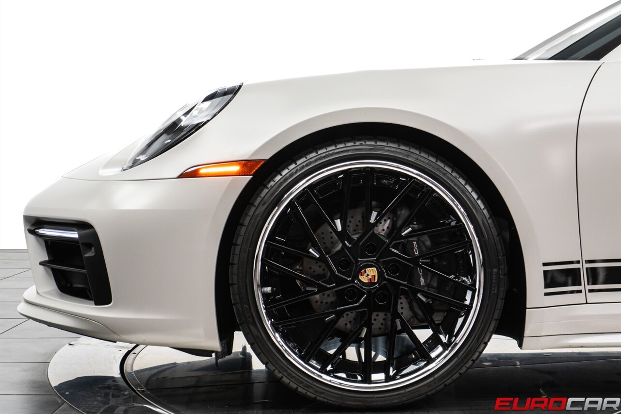 2022 Porsche 911 Carrera 4  *SATIN PPF * SPORTDESIGN * EXCLUSIVE DESIGN WHEELS* - Photo 14 - Costa Mesa, CA 92626