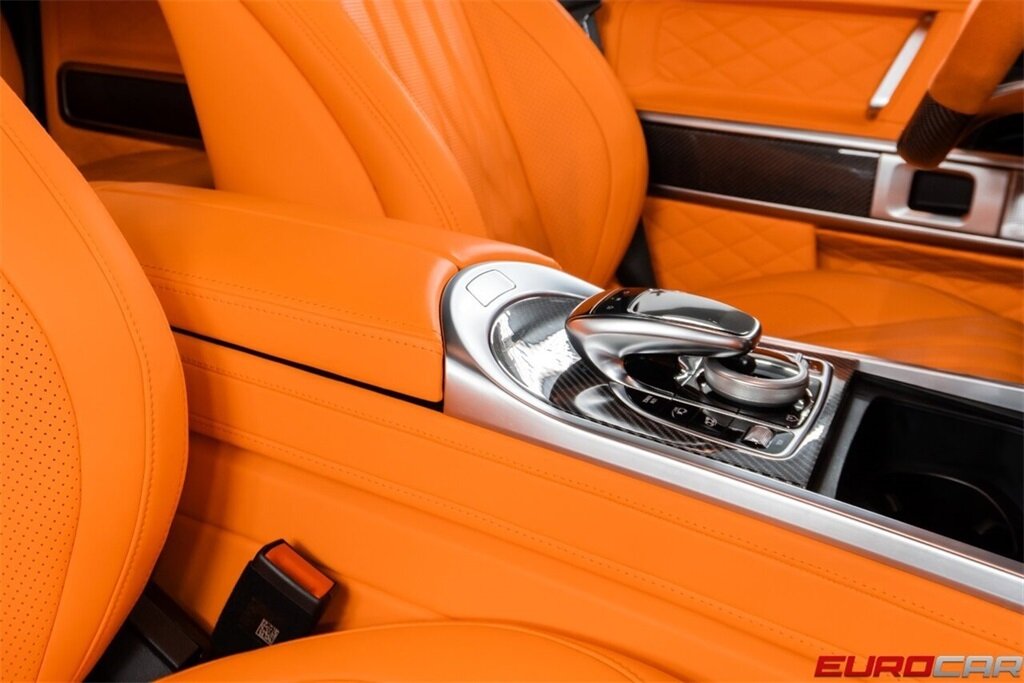 2022 Mercedes-Benz AMG G 63 4x4 Squared  *CUSTOM 1 OF 1 w/FULL ORANGE INTERIOR * FULL SATIN PPF * RECALL PERFORMED* - Photo 39 - Costa Mesa, CA 92626
