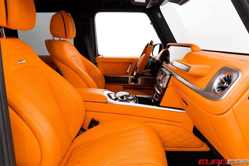 2022 Mercedes-Benz AMG G 63 4x4 Squared  *CUSTOM 1 OF 1 w/FULL ORANGE INTERIOR * FULL SATIN PPF * RECALL PERFORMED* - Photo 42 - Costa Mesa, CA 92626