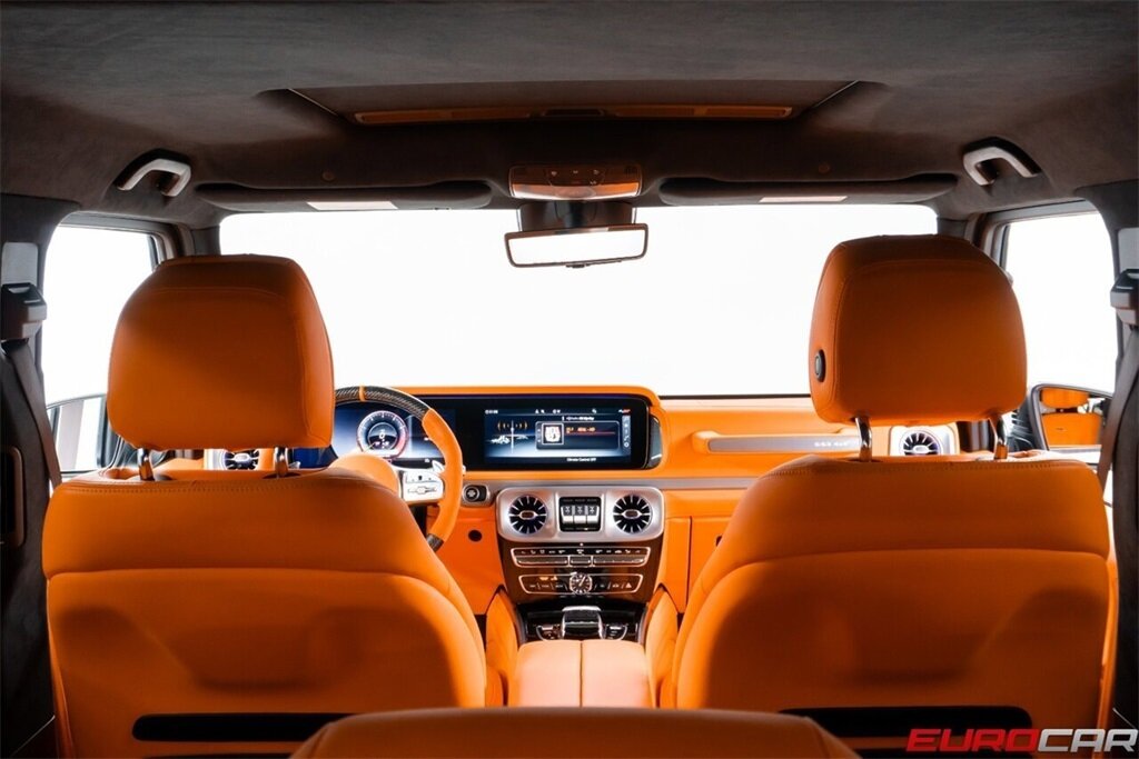 2022 Mercedes-Benz AMG G 63 4x4 Squared  *CUSTOM 1 OF 1 w/FULL ORANGE INTERIOR * FULL SATIN PPF * RECALL PERFORMED* - Photo 28 - Costa Mesa, CA 92626