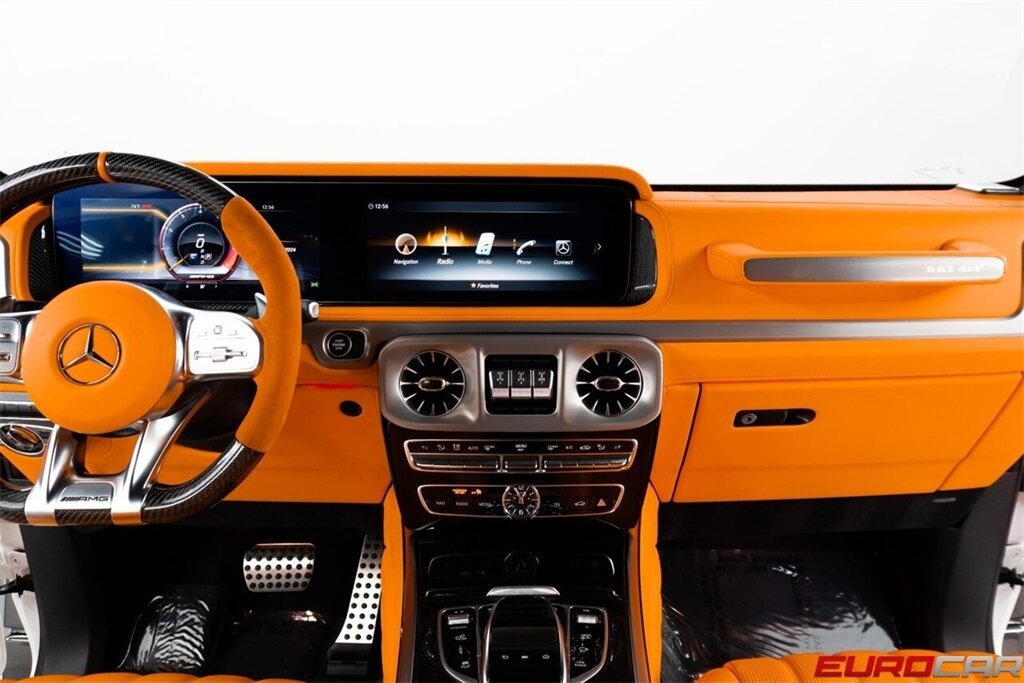 2022 Mercedes-Benz AMG G 63 4x4 Squared  *CUSTOM 1 OF 1 w/FULL ORANGE INTERIOR * FULL SATIN PPF * RECALL PERFORMED* - Photo 29 - Costa Mesa, CA 92626