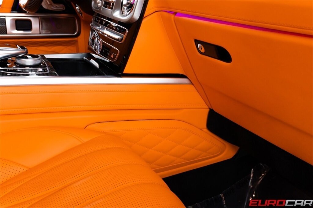 2022 Mercedes-Benz AMG G 63 4x4 Squared  *CUSTOM 1 OF 1 w/FULL ORANGE INTERIOR * FULL SATIN PPF * RECALL PERFORMED* - Photo 40 - Costa Mesa, CA 92626
