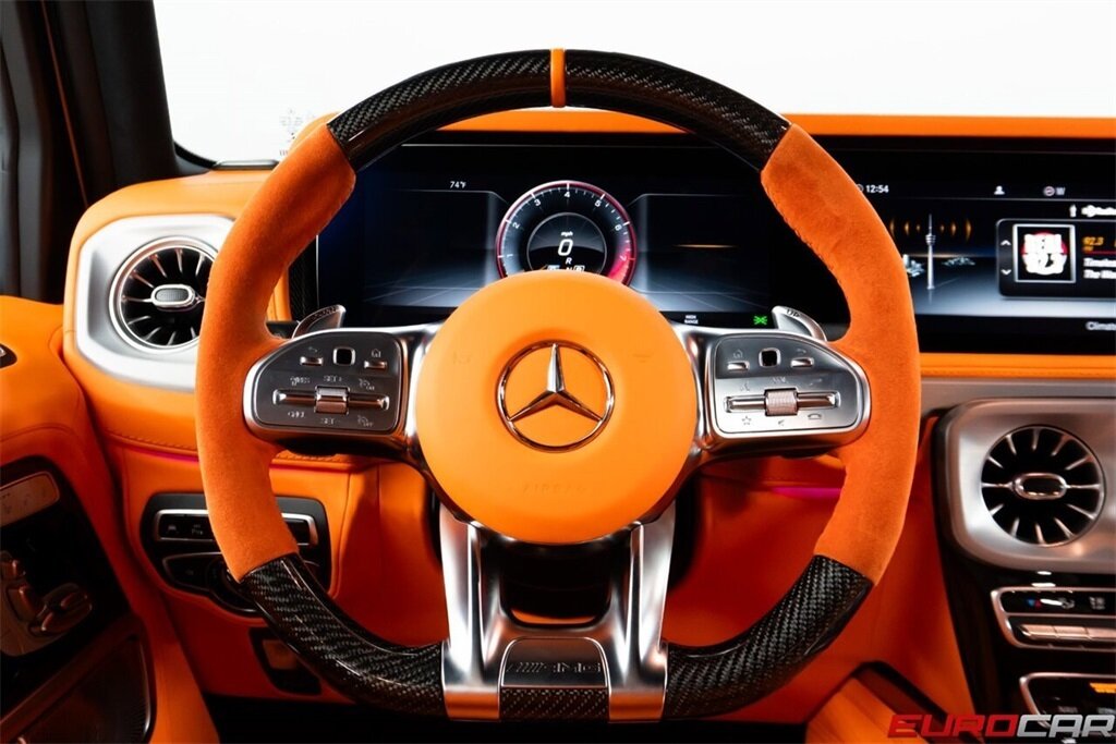 2022 Mercedes-Benz AMG G 63 4x4 Squared  *CUSTOM 1 OF 1 w/FULL ORANGE INTERIOR * FULL SATIN PPF * RECALL PERFORMED* - Photo 33 - Costa Mesa, CA 92626
