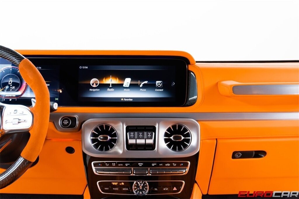 2022 Mercedes-Benz AMG G 63 4x4 Squared  *CUSTOM 1 OF 1 w/FULL ORANGE INTERIOR * FULL SATIN PPF * RECALL PERFORMED* - Photo 36 - Costa Mesa, CA 92626