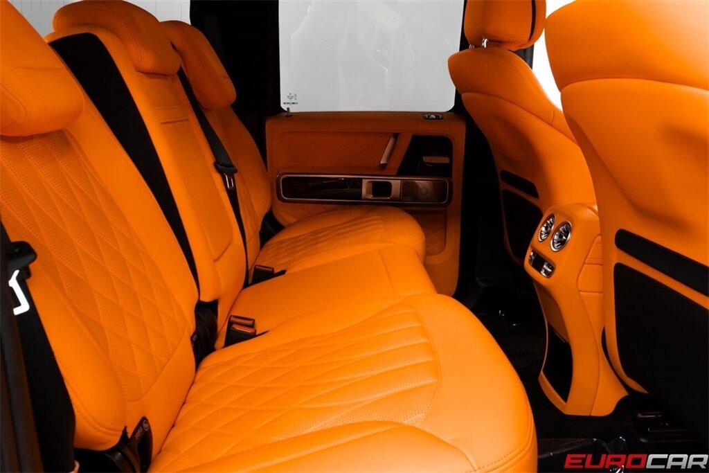 2022 Mercedes-Benz AMG G 63 4x4 Squared  *CUSTOM 1 OF 1 w/FULL ORANGE INTERIOR * FULL SATIN PPF * RECALL PERFORMED* - Photo 44 - Costa Mesa, CA 92626