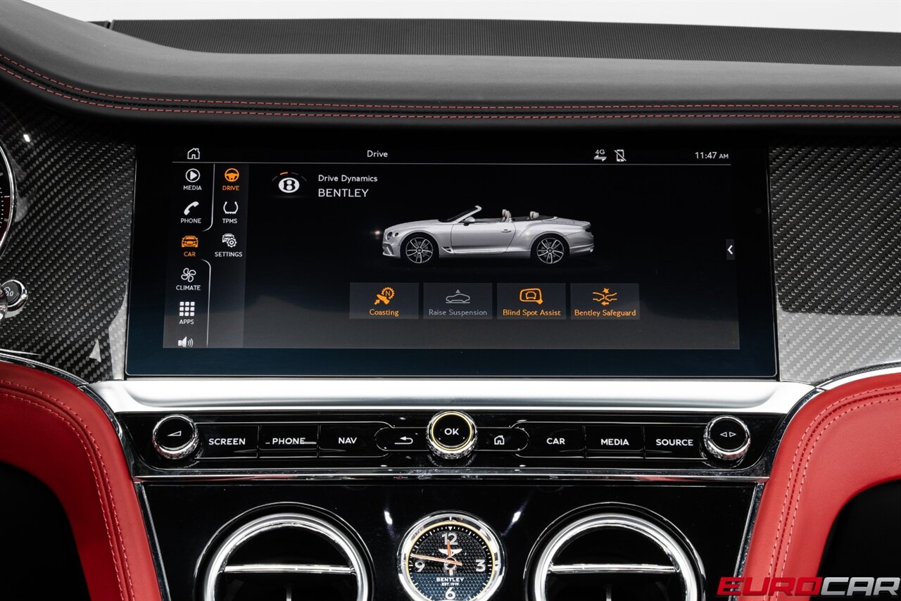 2023 Bentley Continental GTC Azure V8 *CARBON FIBER INTERIOR TRIM * TWO-TONE INTERIOR* - Photo 26 - Costa Mesa, CA 92626