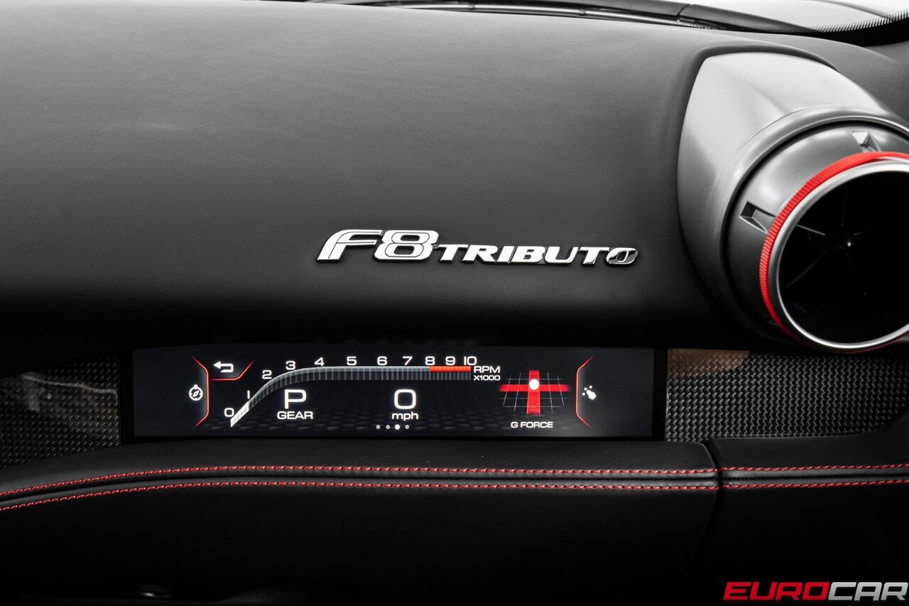 2021 Ferrari F8 Tributo *PASSENGER DISPLAY * SUSPENSION LIFTER * CUSTOM AL13 WHEELS * FRONT PPF* - Photo 37 - Costa Mesa, CA 92626
