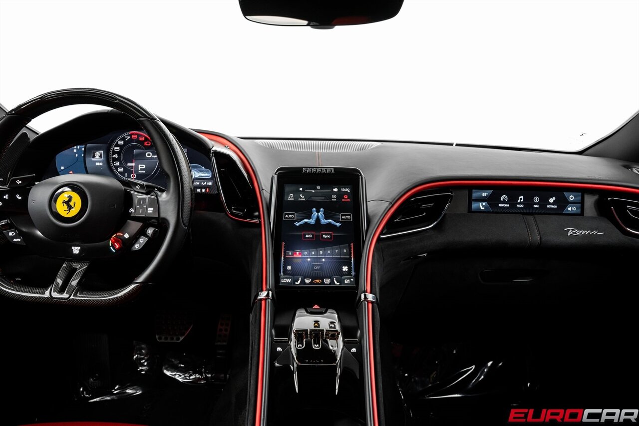2021 Ferrari Roma *PASSENGER DISPLAY * CARBON FIBER STEERING WHEEL W/LED* - Photo 25 - Costa Mesa, CA 92626