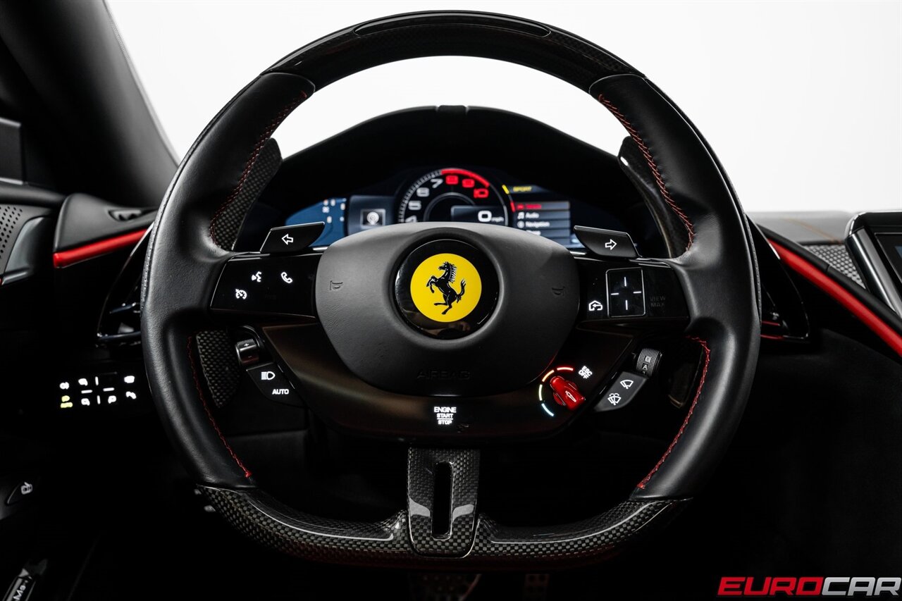 2021 Ferrari Roma *PASSENGER DISPLAY * CARBON FIBER STEERING WHEEL W/LED* - Photo 28 - Costa Mesa, CA 92626