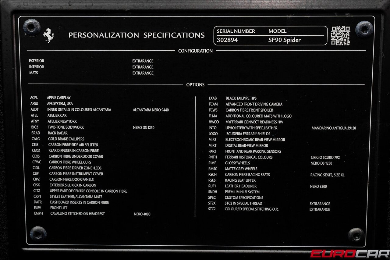 2024 Ferrari SF90 Spider  *ATELIER SPEC * HUGE CARBON FIBER OPTIONS * CUSTOM AL13 WHEELS* - Photo 14 - Costa Mesa, CA 92626