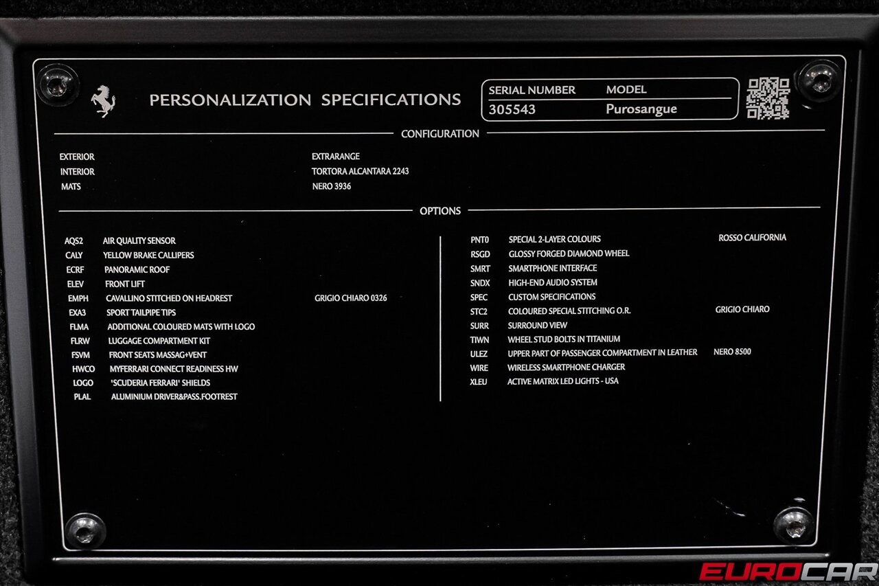 2024 Ferrari Purosangue *SPECIAL FACTORY PAINT * PASSENGER DISPLAY*   - Photo 25 - Costa Mesa, CA 92626