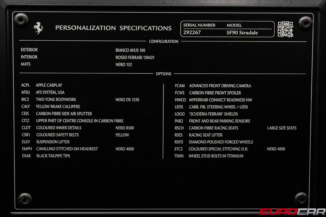 2023 Ferrari SF90 Stradale *HUGE CARBON OPTIONS * SUSPENSION LIFT * FULL BODY PPF* - Photo 13 - Costa Mesa, CA 92626
