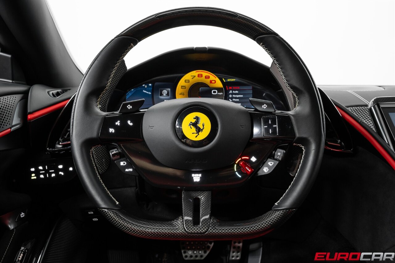 2022 Ferrari Roma *CARBON LED STEERING WHEEL * PASSENGER DISPLAY * FRONT PPF* - Photo 28 - Costa Mesa, CA 92626