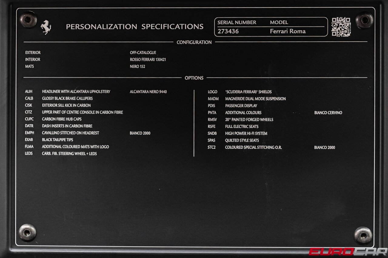2022 Ferrari Roma *CARBON LED STEERING WHEEL * PASSENGER DISPLAY * FRONT PPF* - Photo 22 - Costa Mesa, CA 92626