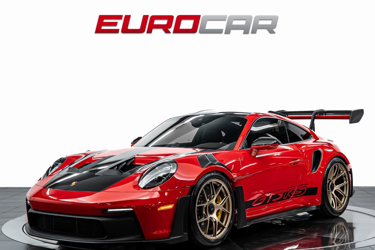 2025 Porsche 911 GT3 RS *WEISSACH PACKAGE * CARBON BUCKET SEATS* *WEISSACH PACKAGE * FRONT AXLE LIFT * RARE COLOR* - Photo 1 - Costa Mesa, CA 92626