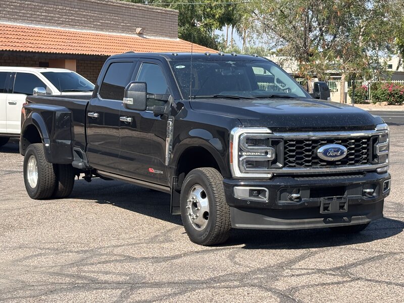 Agate Black 2023 Ford F-350 Super Duty Pickup Truck Four-Wheel Drive Automatic