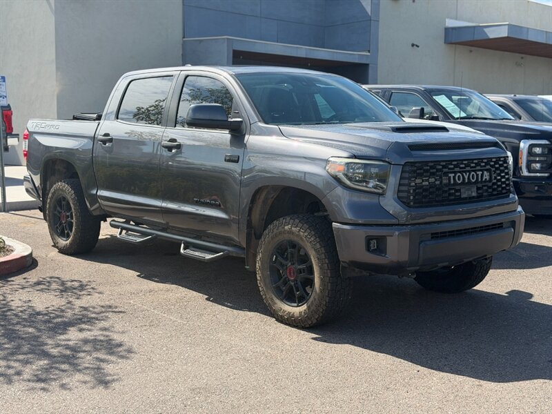 Magnetic Gray Metallic 2021 Toyota Tundra Pickup Truck Four-Wheel Drive 6-Speed Automatic