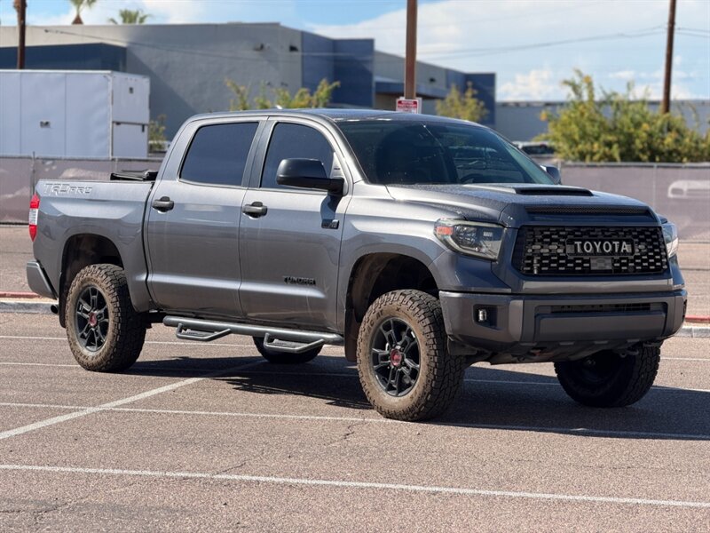 Magnetic Gray Metallic 2021 Toyota Tundra Pickup Truck Four-Wheel Drive 6-Speed Automatic