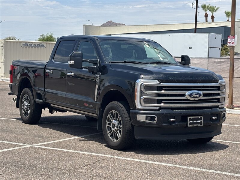Agate Black 2023 Ford F-350 Super Duty Pickup Truck Four-Wheel Drive Automatic