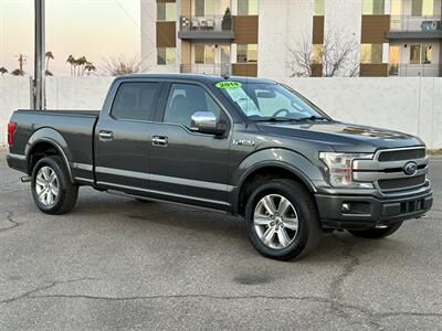 2018 Ford F-150 Platinum LONG BED 4WD TRUCK TWIN PANEL ROOF F150   - Photo 2 - Scottsdale, AZ 85257