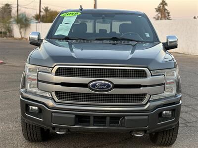 2018 Ford F-150 Platinum LONG BED 4WD TRUCK TWIN PANEL ROOF F150   - Photo 12 - Scottsdale, AZ 85257