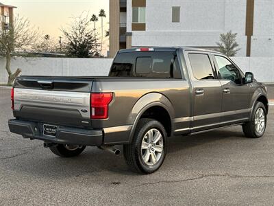 2018 Ford F-150 Platinum LONG BED 4WD TRUCK TWIN PANEL ROOF F150   - Photo 4 - Scottsdale, AZ 85257