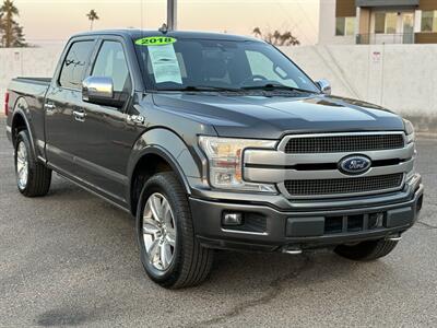 2018 Ford F-150 Platinum LONG BED 4WD TRUCK TWIN PANEL ROOF F150   - Photo 1 - Scottsdale, AZ 85257