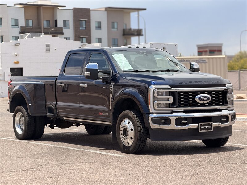 Antimatter Blue 2023 Ford F-450 Super Duty King Ranch Crew Cab LB DRW 4WD Pickup Truck Four-Wheel Drive Automatic