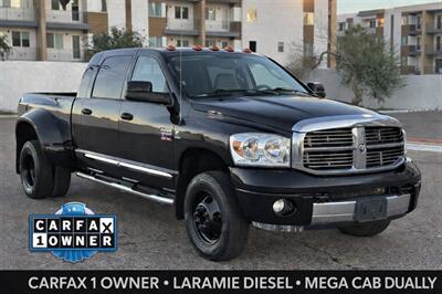 2008 Dodge Ram 3500 Laramie MEGA CAB DUALLY DIESEL TRUCK 4WD RAM 3500 Truck