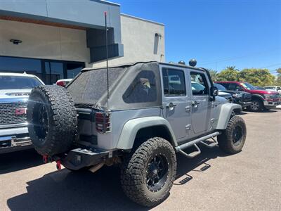 2014 Jeep Wrangler Unlimited Rubicon LIFTED FULLY CUSTOM 35 " TIRE 4X4   - Photo 4 - Scottsdale, AZ 85257