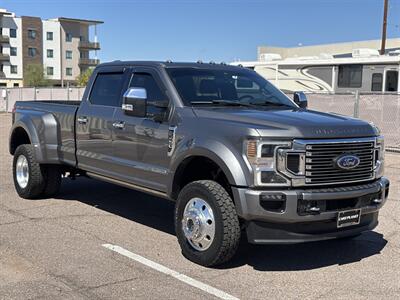 2022 Ford F-450 Super Duty Platinum DUALLY DIESEL TRUCK 4WD PANO ROOF F450 Truck