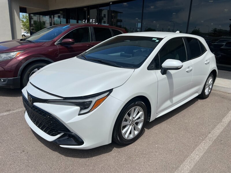 2023 Toyota Corolla Hatchback SE CARFAX 1 OWNER LOCAL TRADE TOYOTA COROLLA  