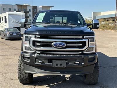 2021 Ford F-350 Super Duty Platinum LIFTED DIESEL TRUCK 4WD 37 "   - Photo 6 - Scottsdale, AZ 85257