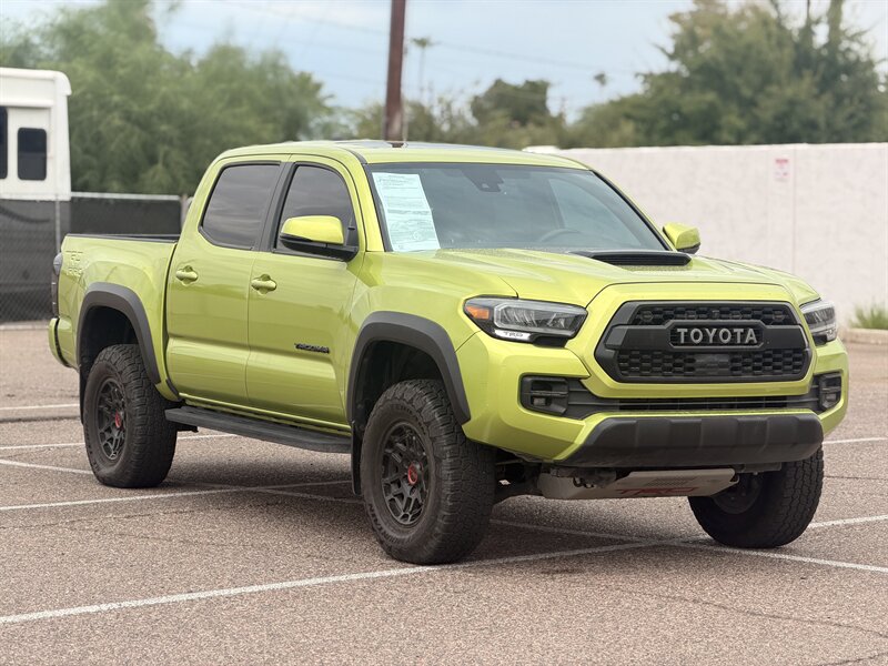 Green 2022 Toyota Tacoma Pickup Truck Four-Wheel Drive 6-Speed Manual