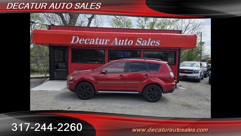 Red 2010 Mitsubishi Outlander SE SUV / Crossover Front-Wheel Drive Automatic