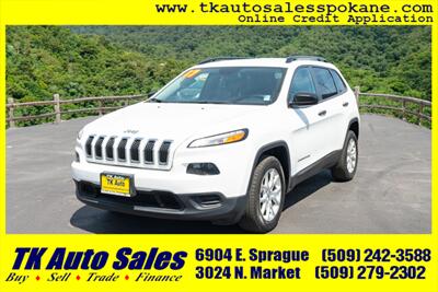 2017 Jeep Cherokee White  