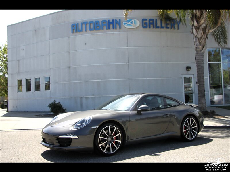 Gray (Agate Grey Metallic) 2014 Porsche 911 Carrera S Coupe RWD Coupe Rear-Wheel Drive Automatic