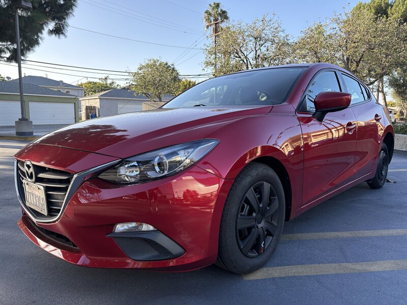 Red 2016 Mazda MAZDA3 Hatchback Front-Wheel Drive Automatic