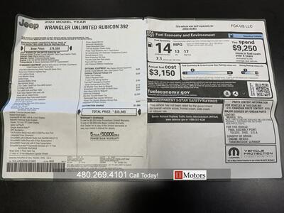 2022 Jeep Wrangler Unlimited Rubicon 392   - Photo 39 - Tempe, AZ 85281