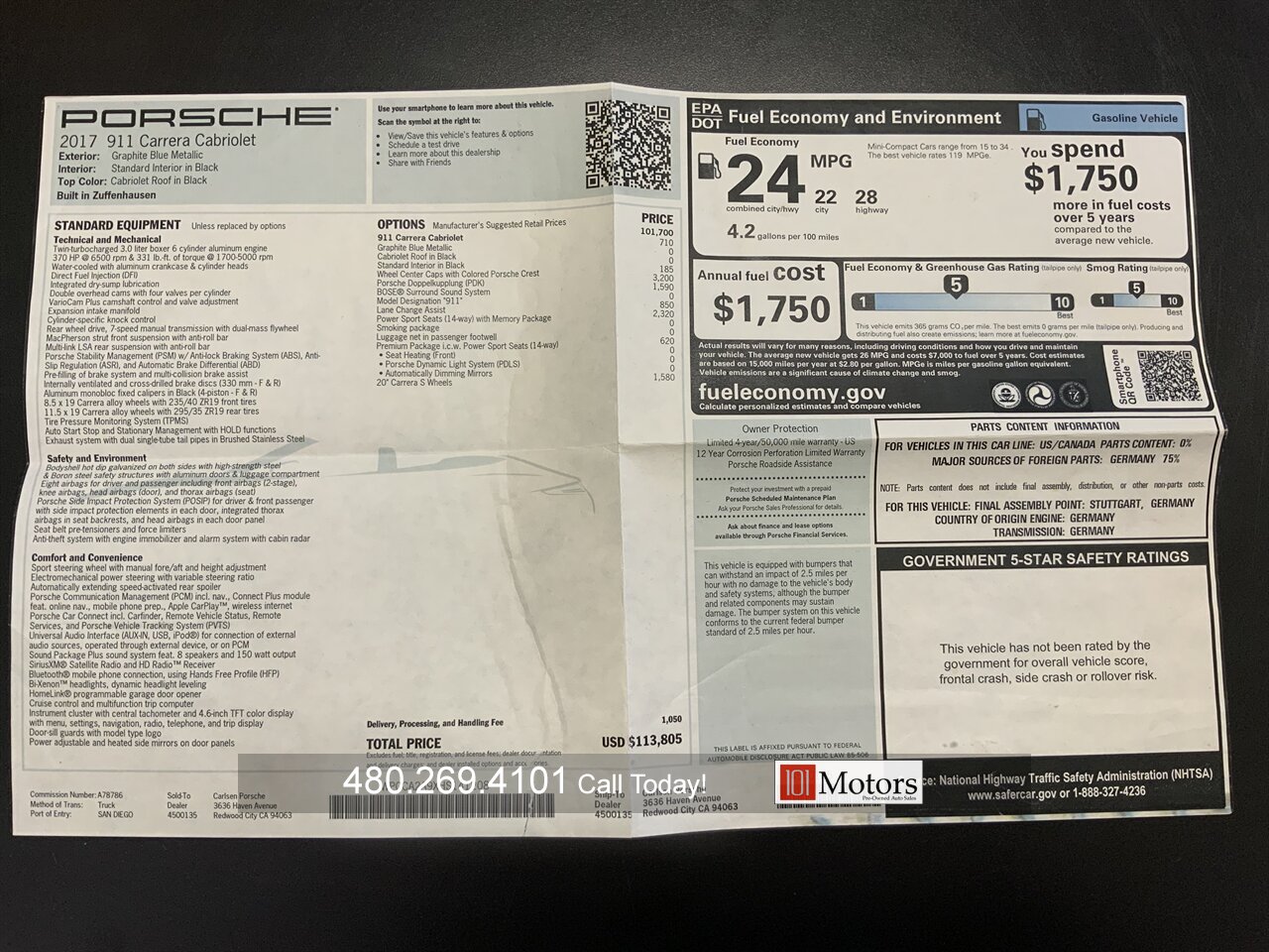 2017 Porsche 911 Carrera - Photo 36 - Tempe, AZ 85281
