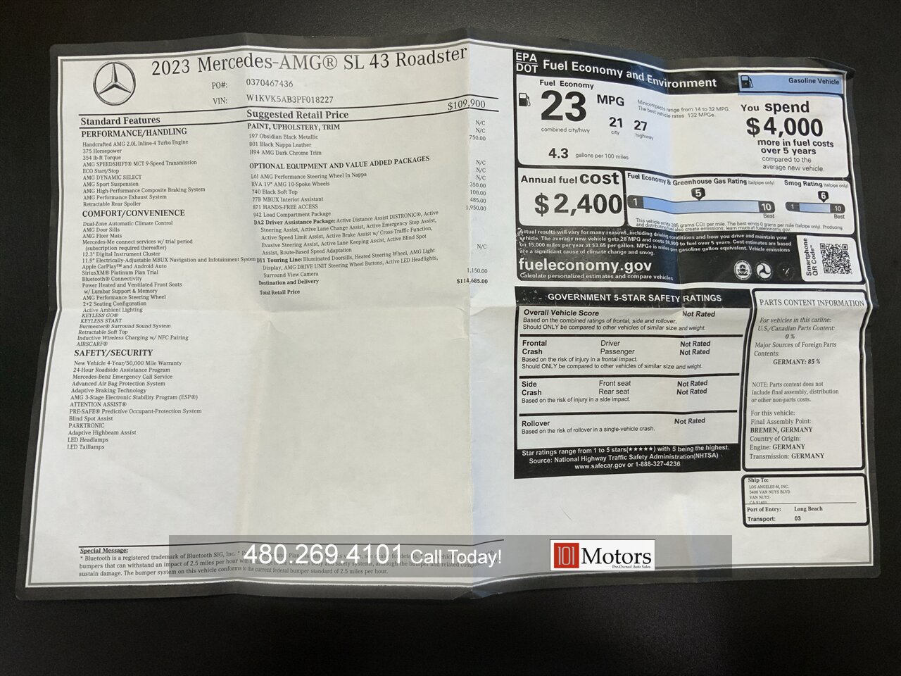 2023 Mercedes-Benz AMG SL 43 - Photo 35 - Tempe, AZ 85281