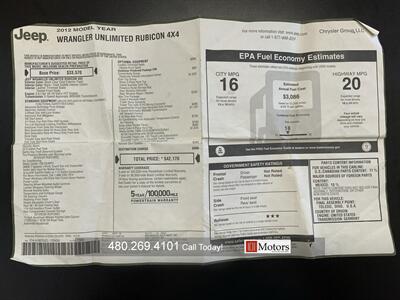 2012 Jeep Wrangler Unlimited Rubicon - Photo 32 - Tempe, AZ 85281
