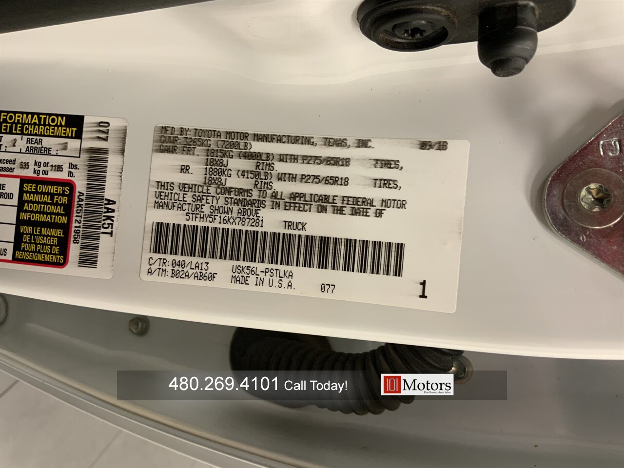 2019 Toyota Tundra Limited - Photo 32 - Tempe, AZ 85281