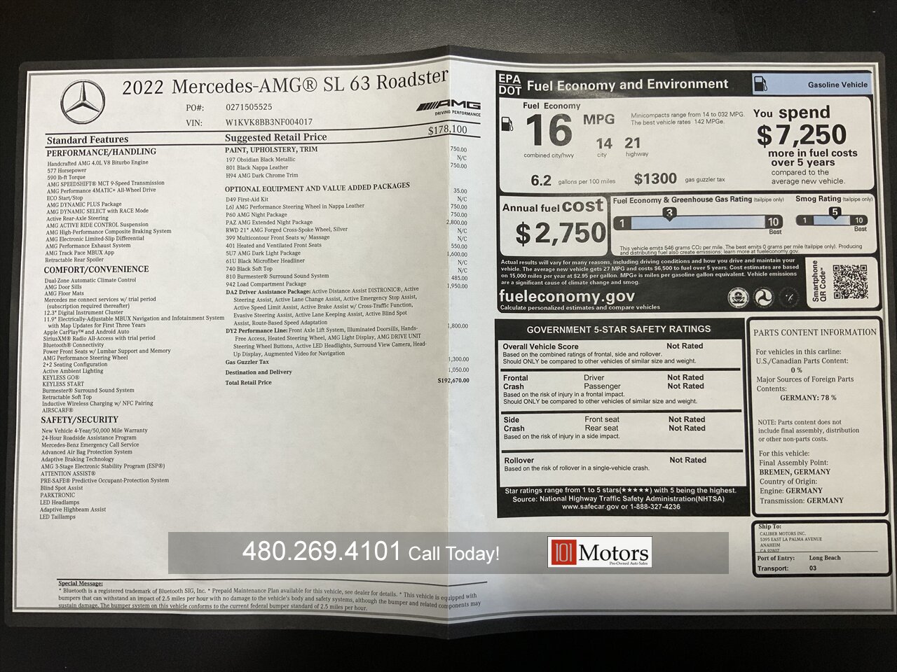 2022 Mercedes-Benz AMG SL 63 - Photo 30 - Tempe, AZ 85281